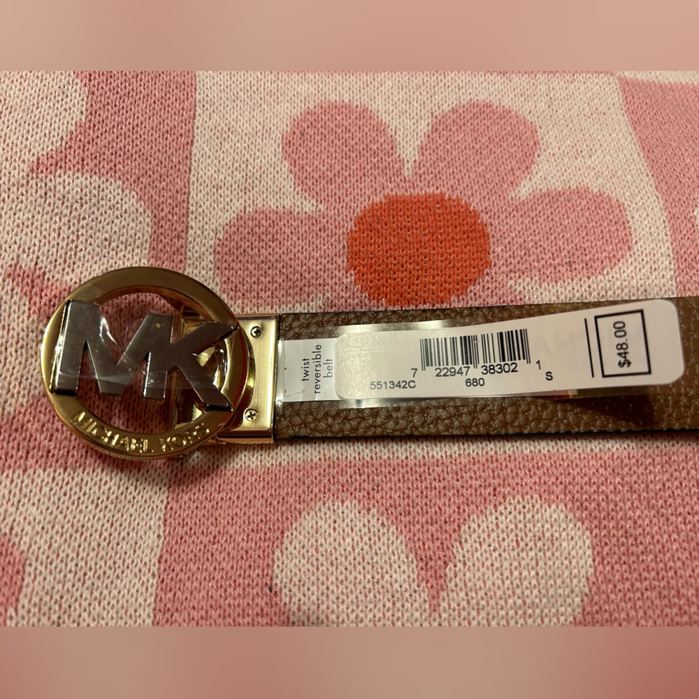 MK Michael Kors Reversible Belt